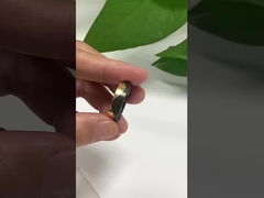 men's black zirconium and titanium wedding bands