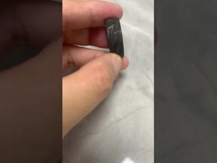 Gold Powder Forged Carbon Fiber Wedding Bands Perfect Gift for Men's Jewelry