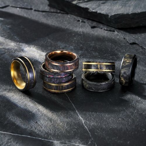 Latest company blogs about Exploring Innovative Materials for Contemporary Luxury Men's Jewellery: The Rise of Forged and Marble Carbon Fiber