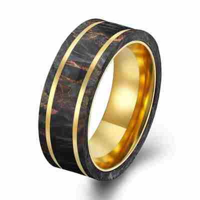 Custom Colored Forged Carbon Fiber Ring | OEM Manufacturer