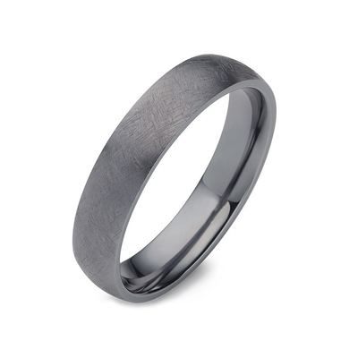 Harga yang bagus Matt Finish Pure Tantalum Pria Wedding Band Alin Romantis Bintang Langit Cincin Pernikahan on line