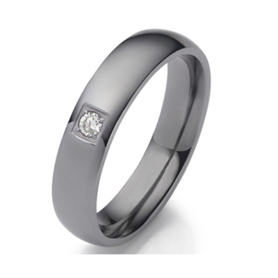 Custom Logo Men Tantalum Ring Precious Jewelry Blank Men Wedding Rings