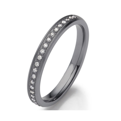 Fashion Women's Blank Tantalum Rings Precious Jewelry Wedding Couples Rings