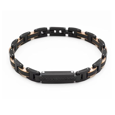 Adjustable Engraved Magnetic Stainless Steel Custom Bracelet