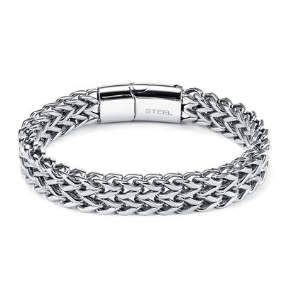 Bon prix Couple de mode Bracelet en acier inoxydable Accessoires pour hommes Bracelet à quille puissant en ligne