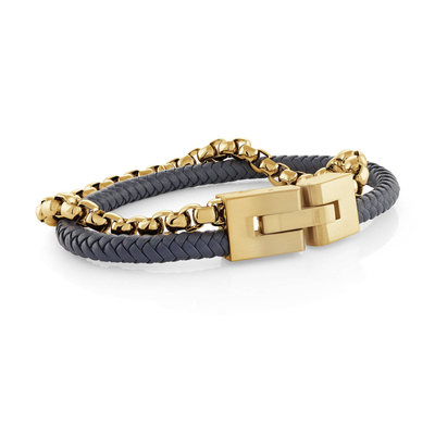 Retro Mens Woven Leather Bracelet With Magnetic Buckle Unisex Fashion Charm Bracelets