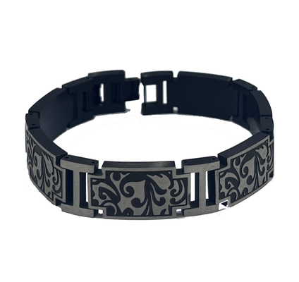 Women Men Hollow Stainless Steel Bangle Talisman Vintage Amulet Witch Knot Bracelet