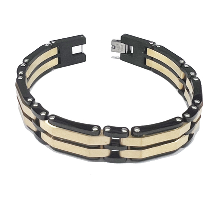 Fashion Jewelry Stainless Steel Bracelet Hollow Out Square Pattern Gift Accessories