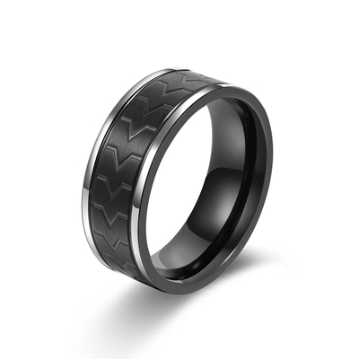 316l Stainless Steel Ring Blanks Custom Titanium Ring For Men