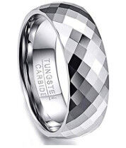 Harga yang bagus Wanita Tungsten Carbide Ring dengan Teknologi Inlay Men Men's Fashion Aksesoris on line