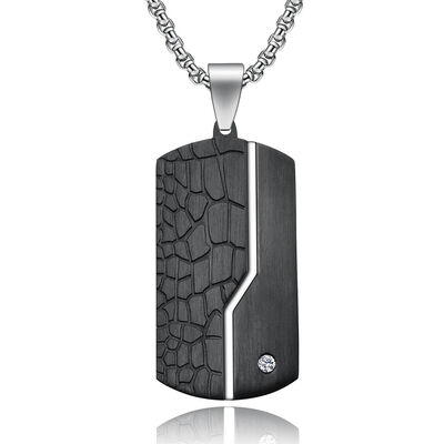 Bon prix Collier de croix religieuse carrée pour hommes, bijoux chrétiens en acier inoxydable en ligne