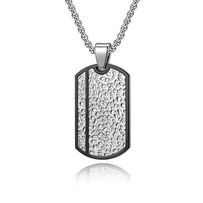 Square Religious Special Design Cross Pendant Necklace for Men , Stainless Steel Men's Cross Necklace Christian Jewelry