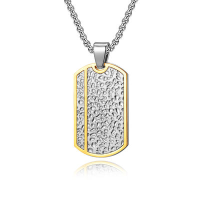 Square Religious Special Design Cross Pendant Necklace for Men , Stainless Steel Men's Cross Necklace Christian Jewelry