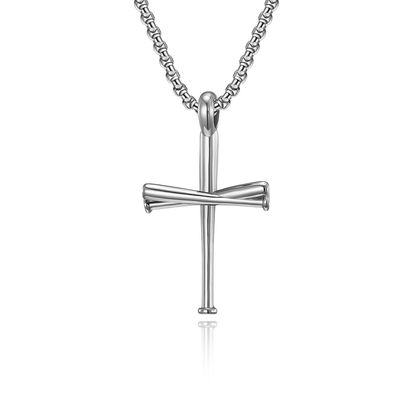Blue and Gold Metal Prayer Choker for Men Stainless Steel Link Chain Necklaces Fine Jewelry Anniversary Occasion
