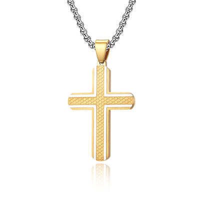Special design Metal Prayer Choker for Men Stainless Steel Link Chain Necklaces Fine Jewelry Anniversary Occasion