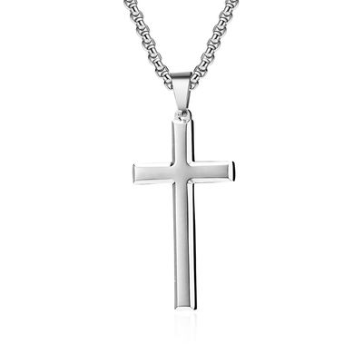 Fine Steel High Polished Metal Prayer Choker for Men Stainless Steel Link Chain Necklaces Fine Jewelry Anniversary Occasion