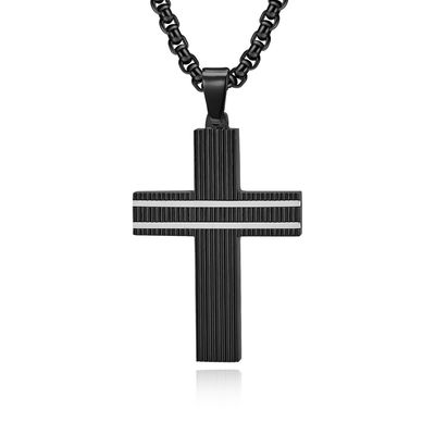 Fashion Stainless Steel Chain Necklace Men's Jewelry Gold Plated Spiral Pendant Necklaces for Men Hip Hop Party Anniversary Gift