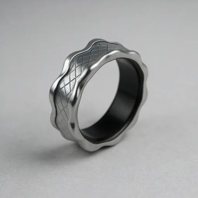 Bon prix Anneau en acier inoxydable massif de nouvelle conception, tailles aléatoires, types d'anneaux de bijoux en acier inoxydable pour hommes et femmes en ligne