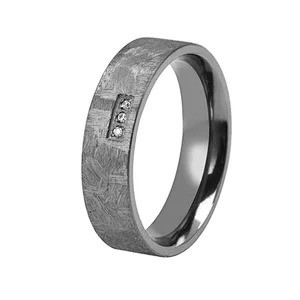 Pure Tantalum Wedding Band Beveled Edges Gold Black Silver Simple Wedding Bands
