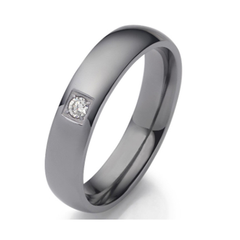Custom Logo Men Tantalum Ring Precious Jewelry Blank Men Wedding Rings