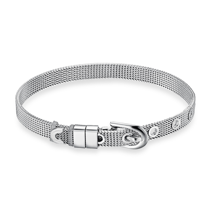 Vintage Fashion Men Jewelry Silver Stainless Steel Bracelets