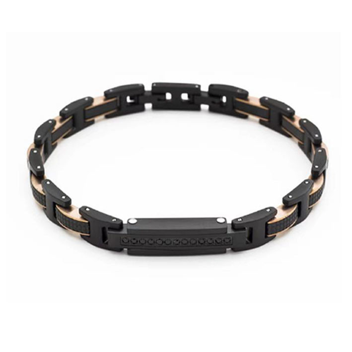 Adjustable Engraved Magnetic Stainless Steel Custom Bracelet