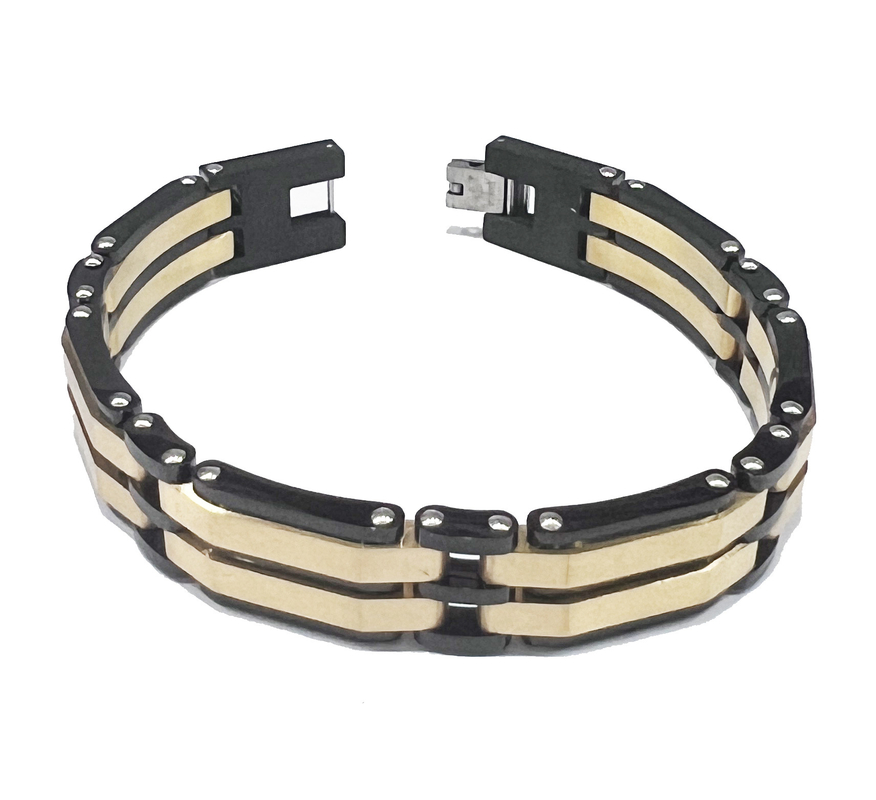 Fashion Jewelry Stainless Steel Bracelet Hollow Out Square Pattern Gift Accessories