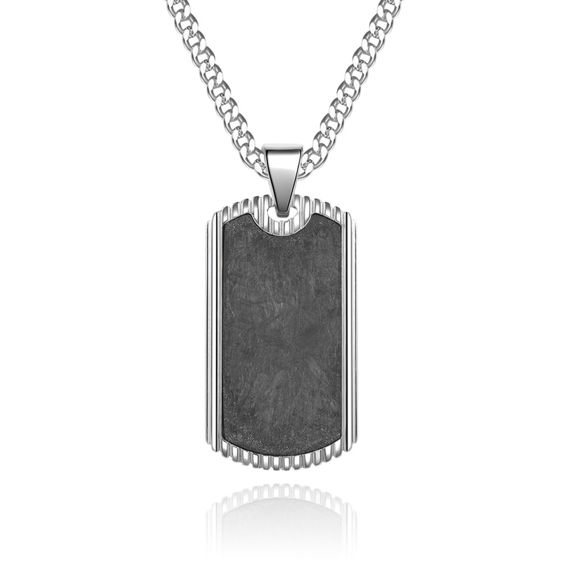 Stainless Steel Blank Diamond Pendants Non Tarnish Necklaces with Link Chain Type