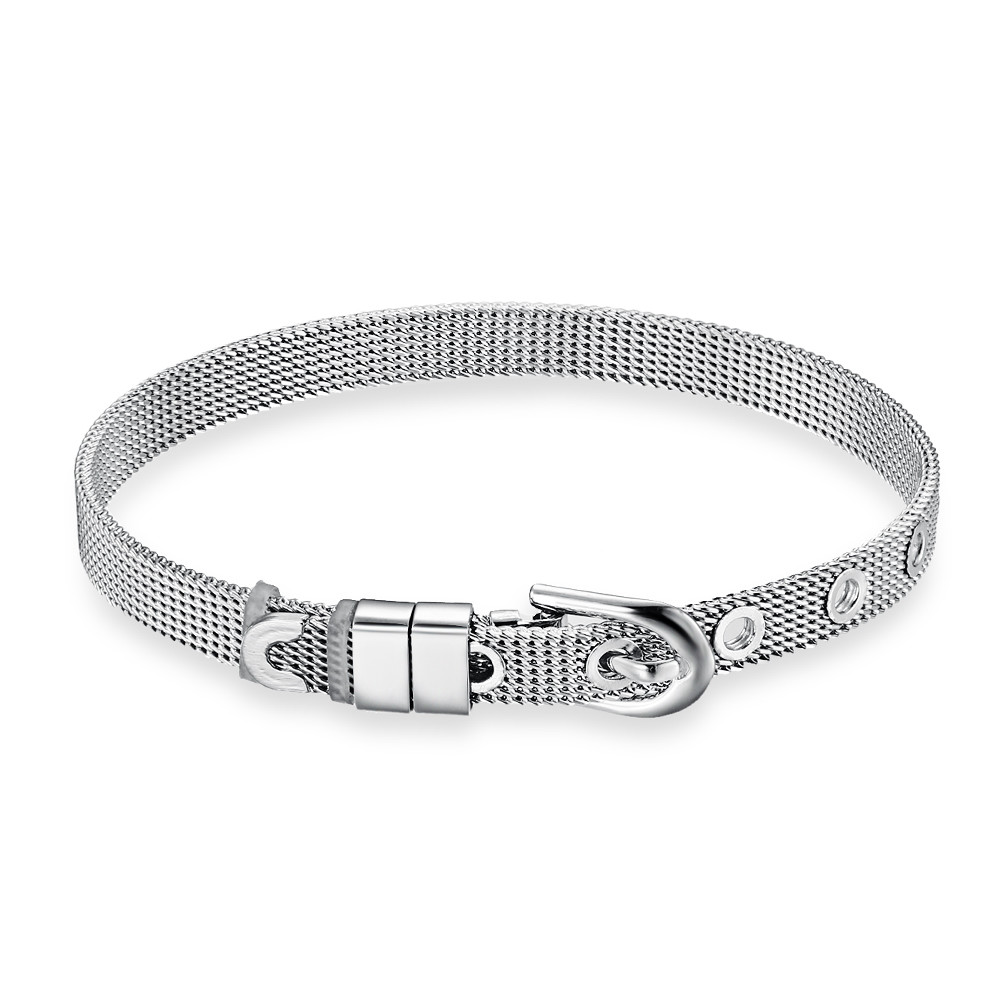 Vintage Fashion Men Jewelry Silver Stainless Steel Bracelets