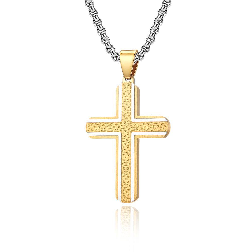 Special design Metal Prayer Choker for Men Stainless Steel Link Chain Necklaces Fine Jewelry Anniversary Occasion