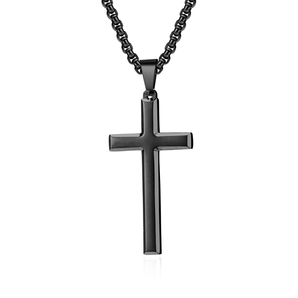 Fine Steel High Polished Metal Prayer Choker for Men Stainless Steel Link Chain Necklaces Fine Jewelry Anniversary Occasion