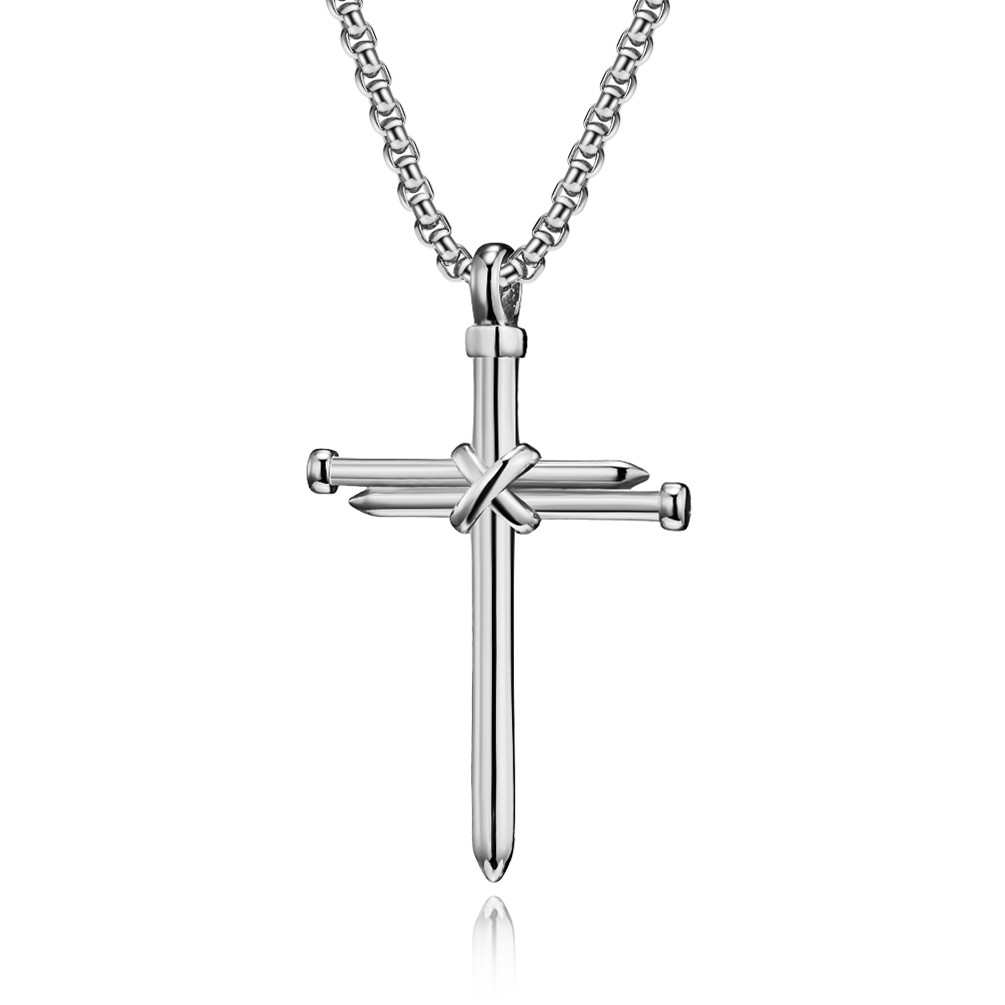 Fashion Stainless Steel Chain Necklace Men's Jewelry Gold Plated Spiral Pendant Necklaces for Men Hip Hop Party Anniversary Gift