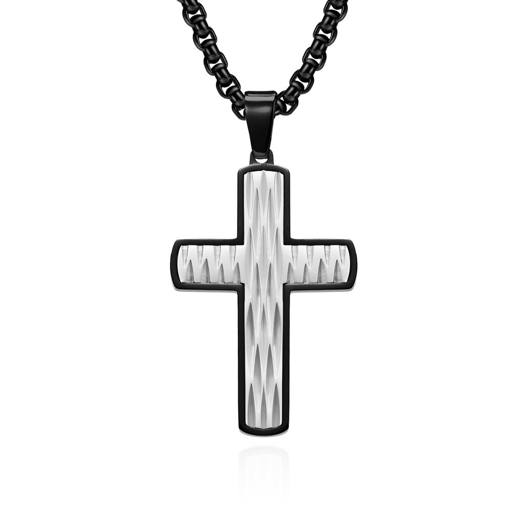 Fashion Stainless Steel Chain Necklace Men's Jewelry Gold Plated Spiral Pendant Necklaces for Men Hip Hop Party Anniversary Gift