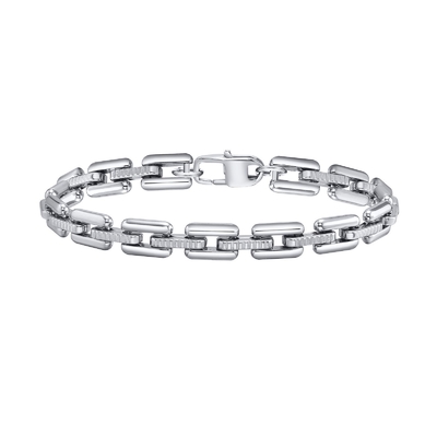 Guter Preis Männerarmband mit Einlegetechnologie und 316L Edelstahl Online