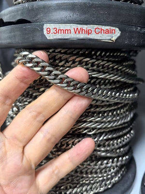Good price Stocked and Hot Sale 9.3mm Whip Chain Titanium Accessories Gentlemen Chain online