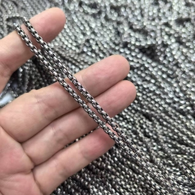 Good price Hot Sale Box Chain Titanium Chain Titanium Accessories for Men's Chain In Stock online