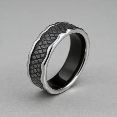 Giá tốt. New Arrival Classic Stainless Steel Men's Wedding Ring Stainless Steel Ring Wedding Band  trực tuyến