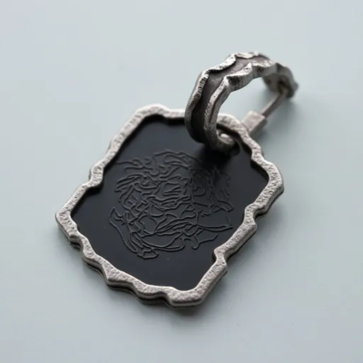 Goede prijs. Retro Pattern Men's Pendant Necklace:Timeless Elegance for Gentleman online