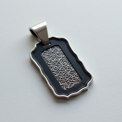 Goede prijs. Custom Classic Pattern Stainless Steel Men's Pendant online