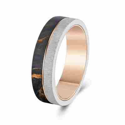 Buen precio Anillo de fibra de carbono forjada de resistencia superior con patrones veteados únicos y opciones personalizables en línea